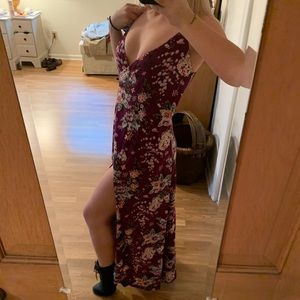 Sexy Floral Maxi Dress